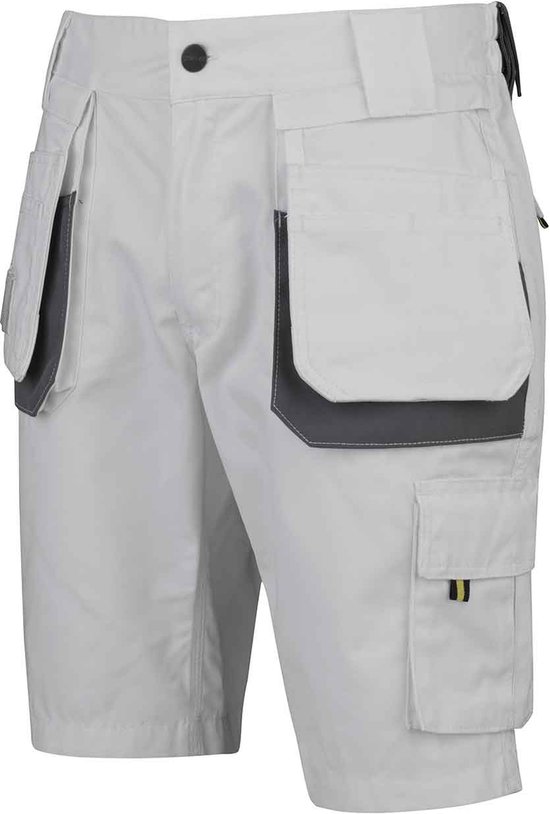 HASHOOB TRADING FZE Cargobroek voor heren, witte schildersbroek