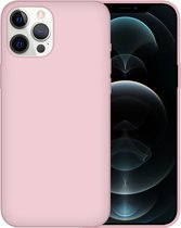 iPhone SE 2022 Case Hoesje Siliconen Back Cover - Apple iPhone SE 2022 - Oudroze