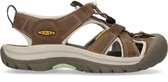 Keen Venice Dames Wandelsandalen Black Olive/Surf Spray | Groen | Leer | Maat 41