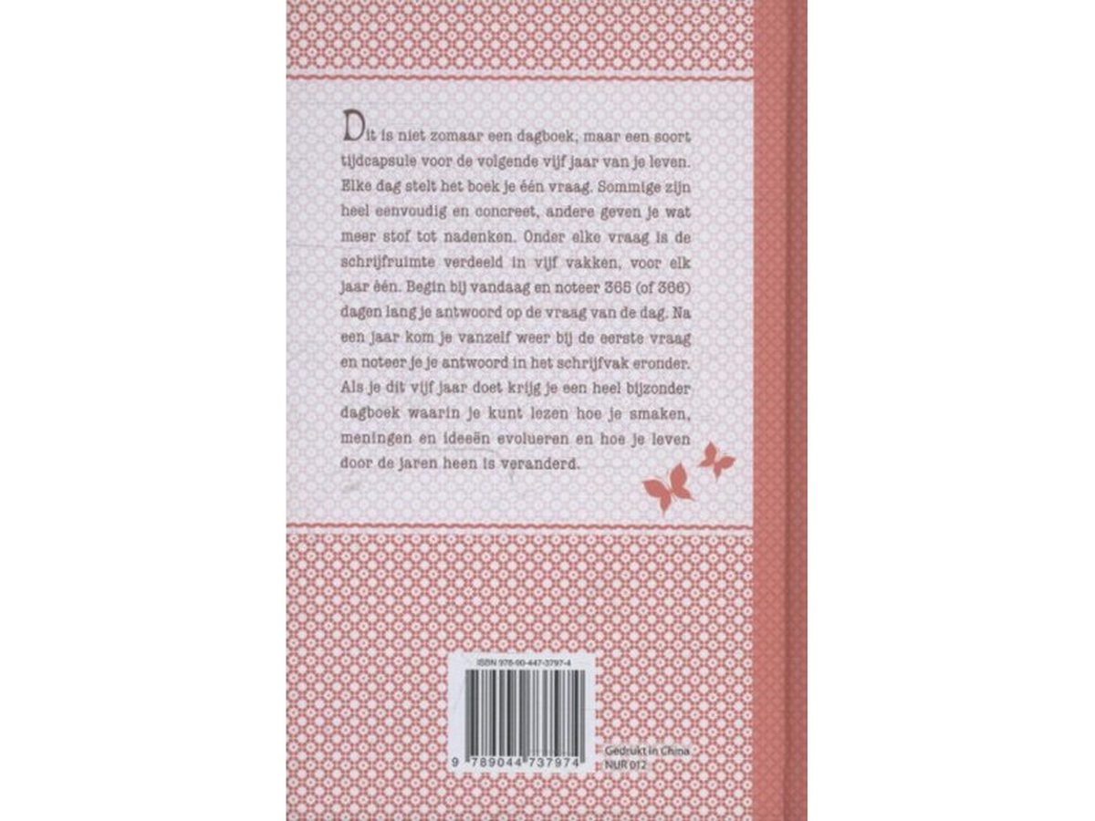 dagboek: een vraag per dag | bol.com