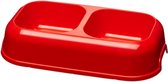 Ferplast Voer- En Drinkbak Party 1,2 Liter 31,5 X 18 Cm Rood