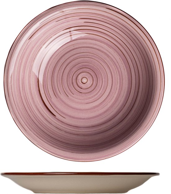 Assiette petit déjeuner (6 pièces) | Coloré | 19 cm | Poterie