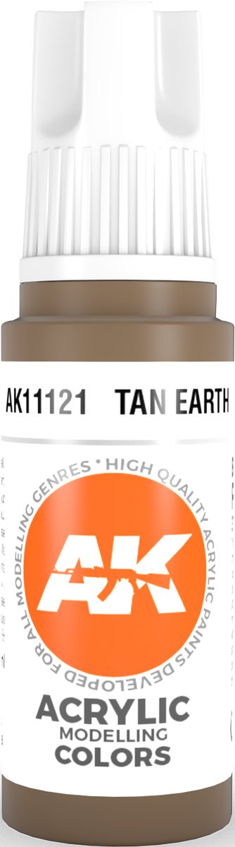 Tan Earth Acrylic Modelling Color - 17ml - AK-11121