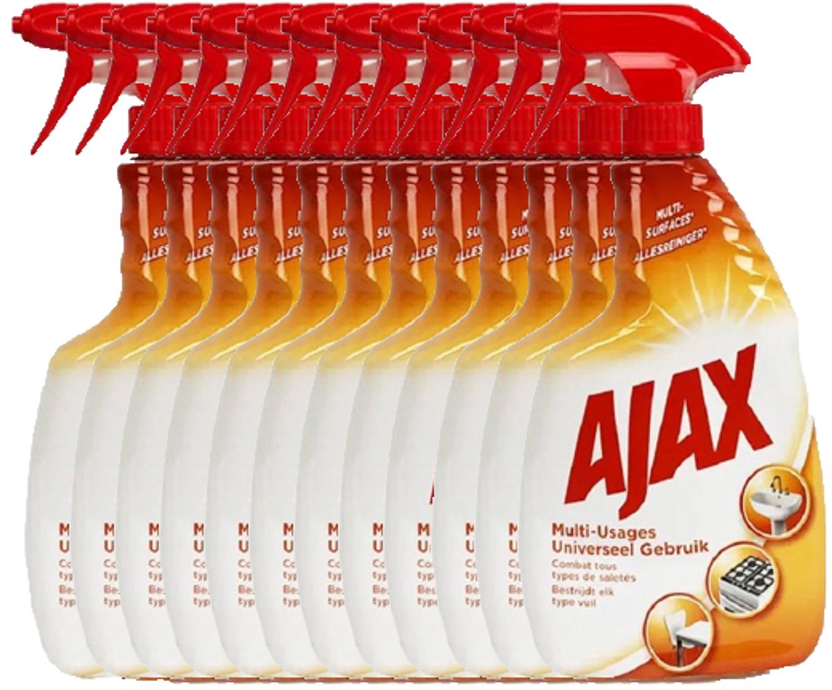 Ajax Universeel Allesreiniger Spray  - 12 x 750 ml