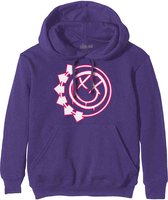 Blink182 Hoodie/trui -S- Six Arrow Smiley Paars