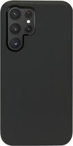 ADEL Siliconen Back Cover Softcase Hoesje Geschikt voor Samsung Galaxy S22 Ultra - Zwart