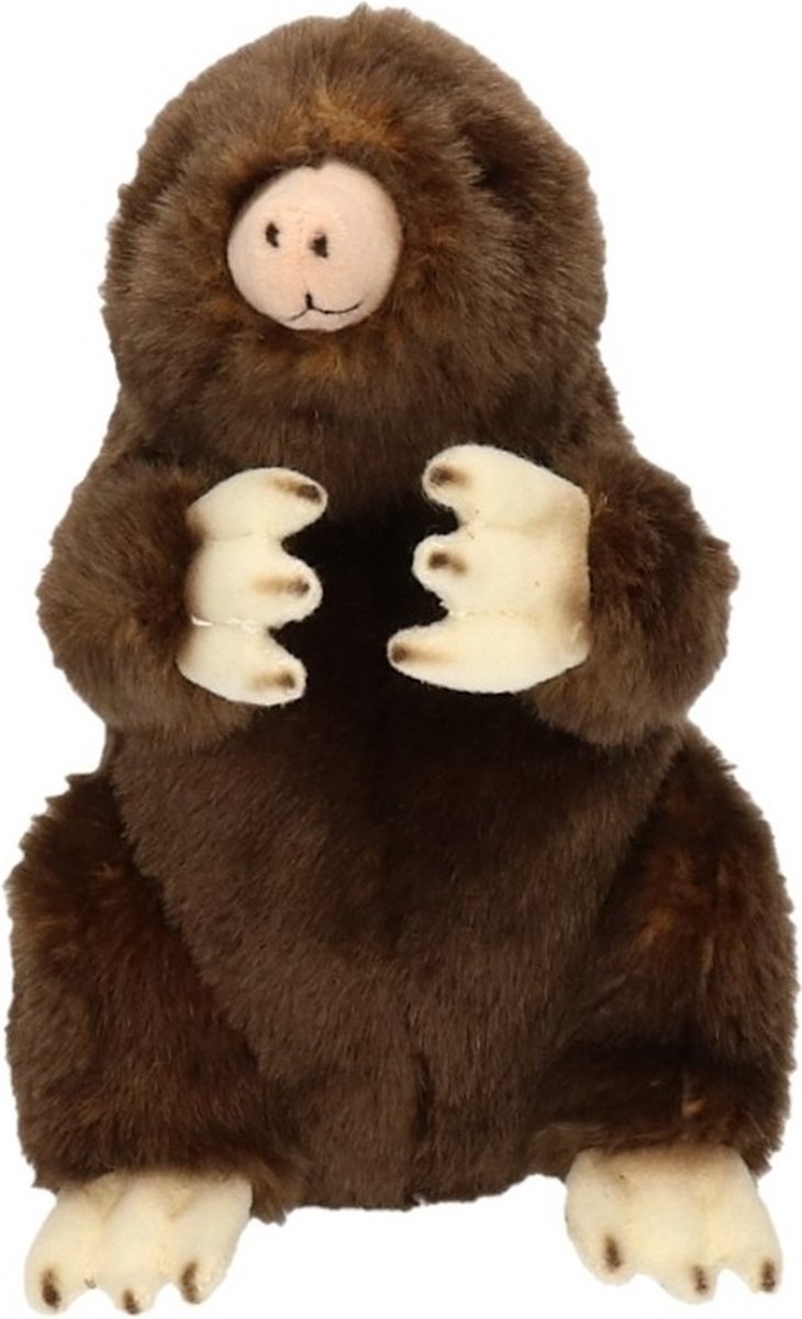 Carl Dick Pluche mol - knuffeldier - tuindieren knuffel - 21 cm - speelgoed