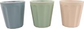Tasse à café Orange85 - Tasses - Pastel - Tasses - Rose - Vert Menthe - Gris Doux - 7x7,7 cm - Pastel