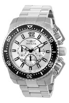 Invicta Pro Diver 21951 Heren Horloge - Waterdicht - Analoog - Quartz Uurwerk - Roestvrij Staal met zilveren Wijzerplaat - 48mm
