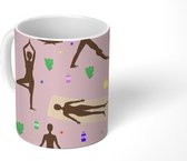 Mok - Koffiemok - Yoga - Zen - Patronen - Mokken - 350 ML - Beker - Koffiemokken - Theemok