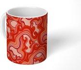 Mok - Koffiemok - Verf - Marmer - Design - Mokken - 350 ML - Beker - Koffiemokken - Theemok