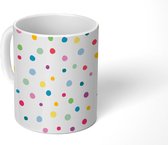 Mok - Koffiemok - Confetti - Stippen - Patroon - Mokken - 350 ML - Beker - Koffiemokken - Theemok