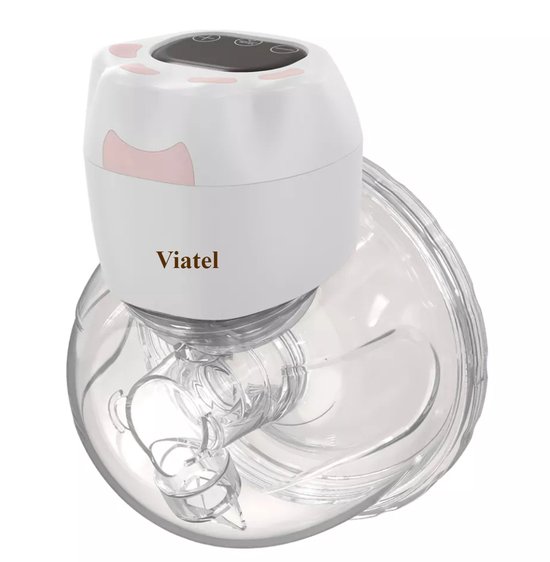  - Viatel draadloze, draagbare, handsfree Borstkolf - BPA vrij