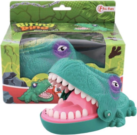 Thumbnail van een extra afbeelding van het spel Krokodil met kiespijn - Bijtende Dino spel - Krokodil spel - Bijtende krokodil - Kinderspel - Drankspel - Reisspel