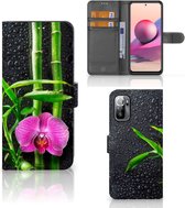 Wallet Book Case Xiaomi Redmi Note 10/10T 5G | Poco M3 Pro Hoesje Orchidee