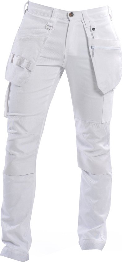 Pantalon de peintre résistant à l'eau Bitco BTC14W - Pantalon de travail - Homme - Wit - Taille 50