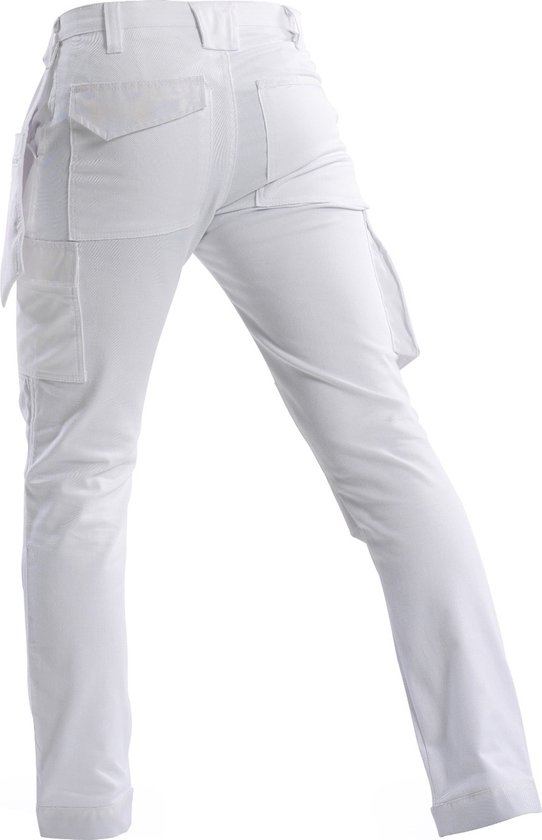 Pantalon de peintre résistant à l'eau Bitco BTC14W - Pantalon de travail - Homme - Wit - Taille 50