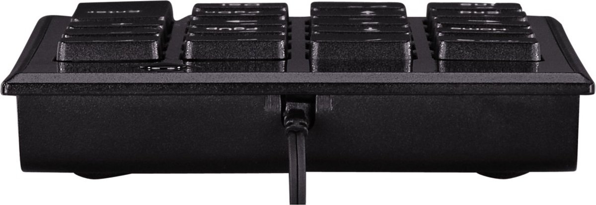 Toetsenbord hama slimline numeriek sk140 zwart