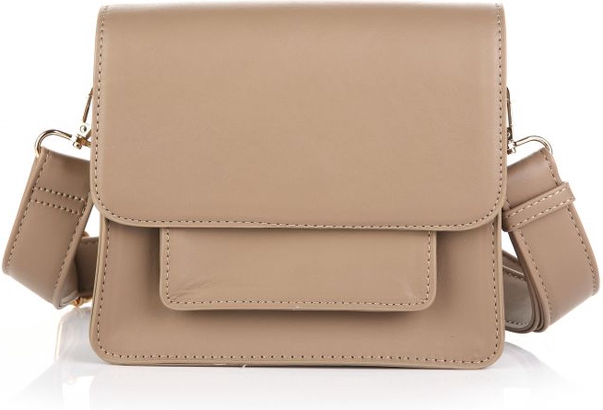 Bijoutheek dames tas crossbody soft skin BG410 natural