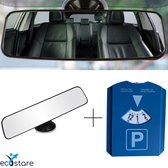 ECOSTARE® - Bijrijder Achteruitkijkspiegel - Binnenspiegel met Zuignap - Autospiegel baby - Achterbank spiegel - Veiligheid - Rijlessen - Verstelbaar - Verstelbare spiegel van 20 cm x 6 cm - Interieur Auto Spiegel