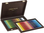 Caran d'Ache Supracolor  Soft 60 kleuren in houten kist