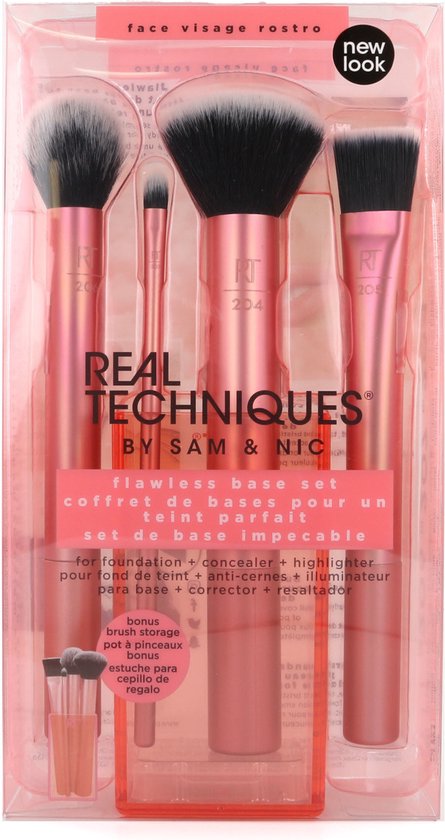 Real Techniques Flawless Base Set Make-up Kwastenset - Real Techniques
