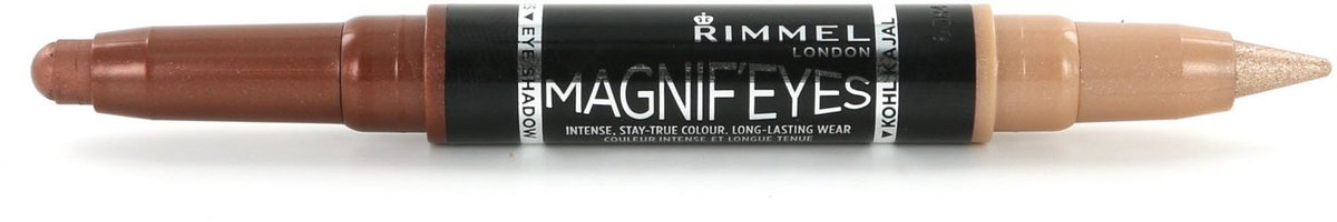 Goedkoopste Rimmel London MagnifEyes Xxtreme Double Ended - Bruin - Oogschaduw en Eyeliner