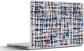 Laptop sticker - 14 inch - Lijn - Abstract - Patronen - 32x5x23x5cm - Laptopstickers - Laptop skin - Cover