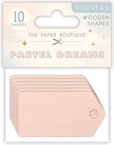 The Paper Boutique Wooden shapes - Pastel dreams