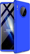 Mobigear TriGuard Telefoonhoesje geschikt voor Huawei Mate 30 Pro Hoesje Hardcase Backcover - Blauw