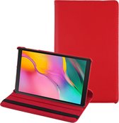Mobigear Tablethoes geschikt voor Samsung Galaxy Tab A 10.1 (2019) Hoes | Mobigear DuoStand Draaibare Bookcase - Rood