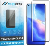 Mobigear Premium - Screenprotector geschikt voor OPPO Find X3 Neo Glazen Screenprotector - Case Friendly - Zwart