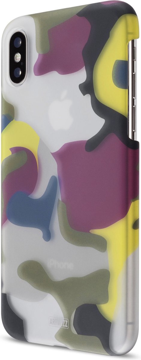 Artwizz Hoesje geschikt voor Apple iPhone XS Telefoonhoesje Hardcase | Artwizz Clip Backcover | iPhone XS Case | Back Cover - Camouflage