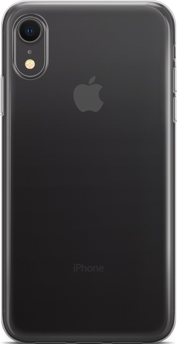 Mobigear Doorzichtig Hoesje geschikt voor Apple iPhone XR Telefoonhoesje Flexibel TPU | Mobigear Basics Backcover | Doorzichtig Telefoonhoesje iPhone XR | iPhone XR Case | Back Cover - Transparant