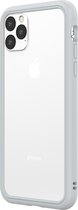 Rhinoshield Telefoonhoesje geschikt voor Apple iPhone 11 Pro Max Hoesje Hardcase | Rhinoshield CrashGuard NX Bumper - Platinum Gray | Grijs