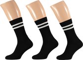 Chaussettes de sport Fashion | Noir | Taille 36/41 | Chaussettes de sport | Chaussettes de sport femme | Chaussettes tennis femme | Chaussettes de course de course femme | Apollo