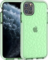 Mobigear Hoesje geschikt voor Apple iPhone 11 Pro Max Telefoonhoesje Hardcase | Mobigear Diamond Backcover | iPhone 11 Pro Max Case | Back Cover - Groen