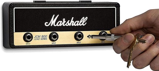 Sleutelrekje jack plug - sleutelrek gitaar versterker sleutelhanger sleutelkastje marshall