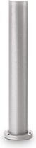 Ideal Lux Clio - Vloerlamp  Modern - Grijs - H:60cm - E27 - Voor Binnen - Aluminium - Vloerlampen  - Staande lamp - Staande lampen - Woonkamer - Slaapkamer
