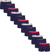 Tommy Hilfiger 12-pack boxershorts trunk multi blauw
