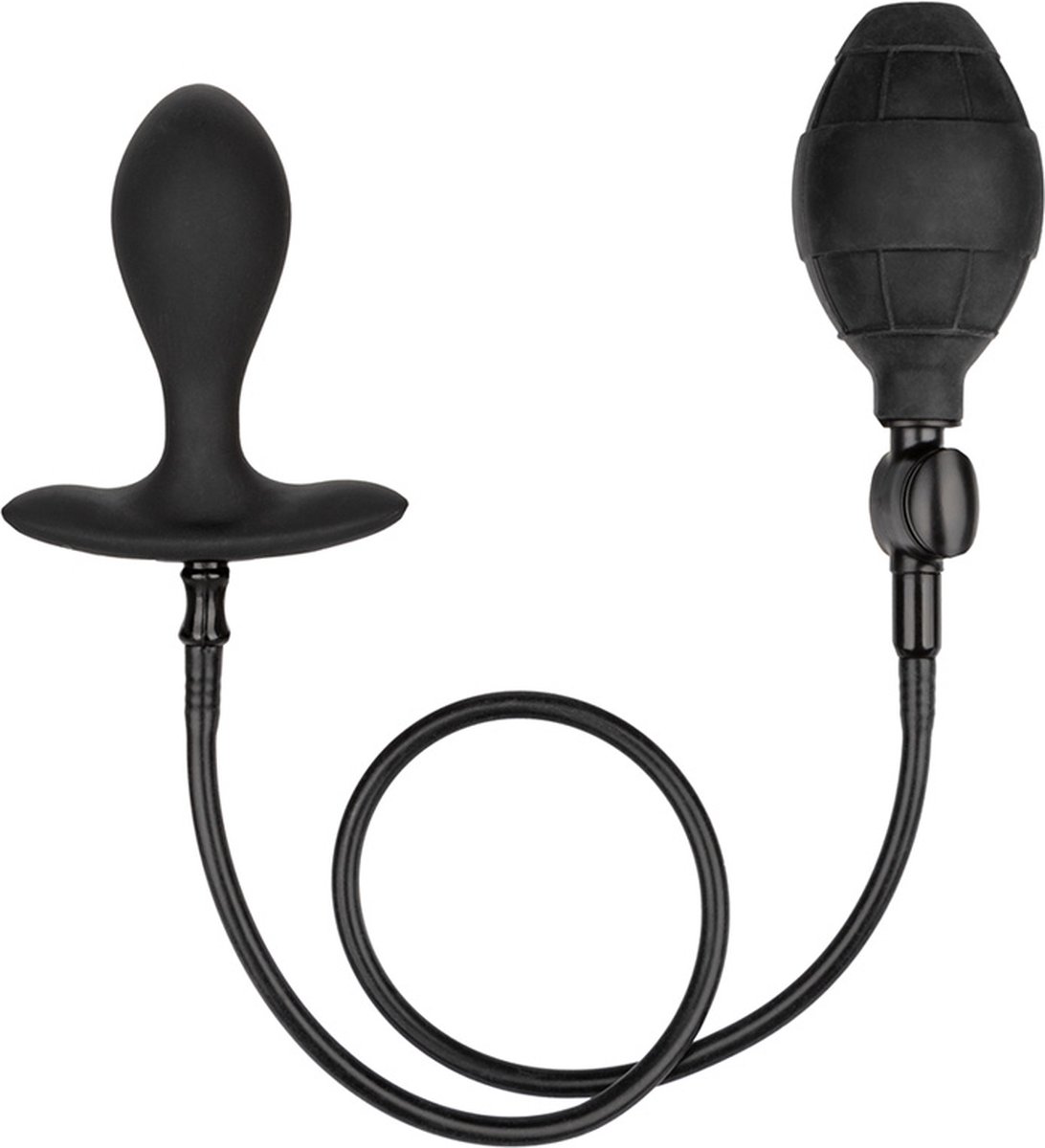 Goedkoopste CalExotics - Silicone Inflatable Plug - Anal Toys Buttplugs Zwart