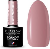 Claresa UV/LED Gellak Frosty Morning #8 - 5ml. - Lichtroze, Nude - Glanzend - Gel nagellak