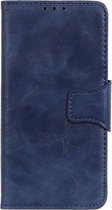 Shop4 - Samsung Galaxy S22 Hoesje - Wallet Case met Pasjeshouder Cabello Blauw