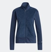 Adidas Golf Recycled Polyester Jack - Golfjack Voor Dames - Full Zip - Navy - XL