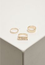 Urban Classics Ring -L/XL- Pray Set Goudkleurig