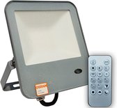 LED Bouwlamp 30 Watt met Sensor - LED Schijnwerper - Frikto Evola - Afstandsbediening - Natuurlijk Wit 4000K - Waterdicht IP65 - OSRAM LEDs