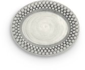 Mateus Collection  - Ovale bord Bubble 20cm grey - Kleine borden