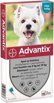 Advantix 100/500 Vlooien/Teken - 6 Pipetten