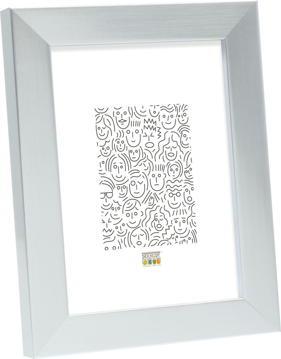 Deknudt Frames fotolijst S45RD3 - zilver - hout - 30x40 cm