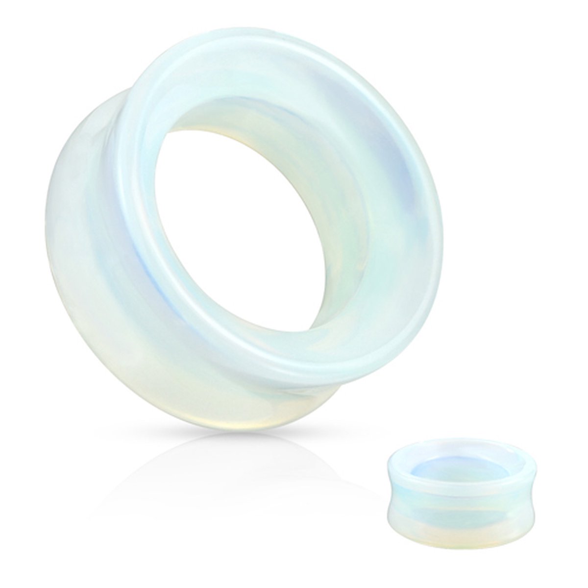 6 mm Double-flared tunnel opalite - LMPiercings